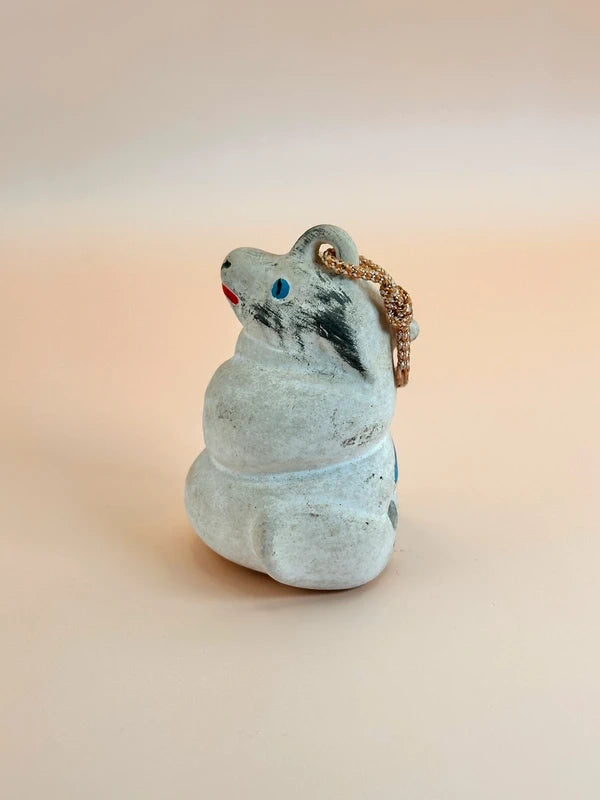 CB031 - Vintage dorei clay bell zodiac Dragon