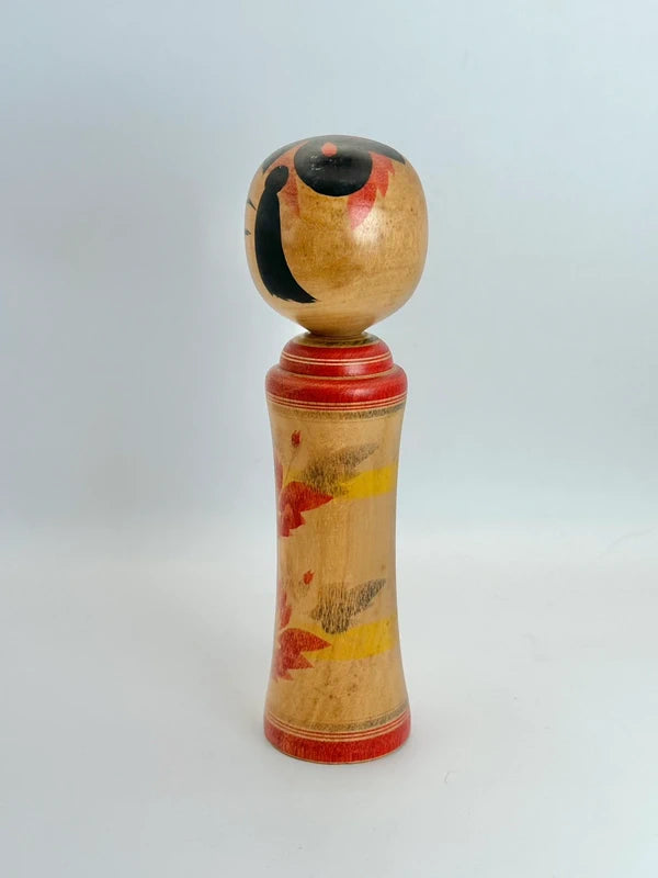 K18004 - Traditional Naruko kokeshi by Yusa Fukuju 遊佐福壽