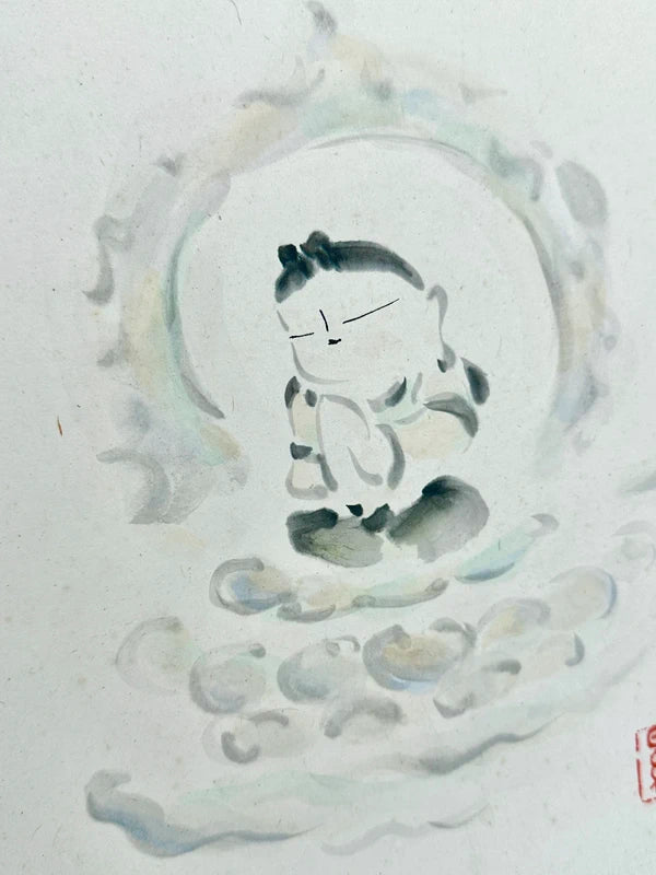SHP75 - Vintage orignal shikishi artwork card