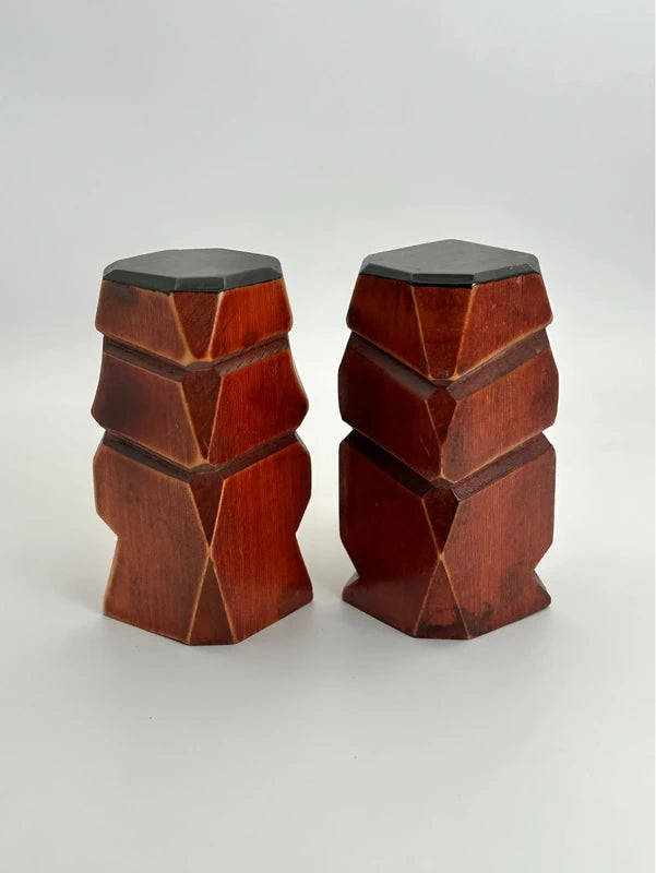 K10023 - Sosaku Kokeshi Doll Pair – Ainu Couple Set