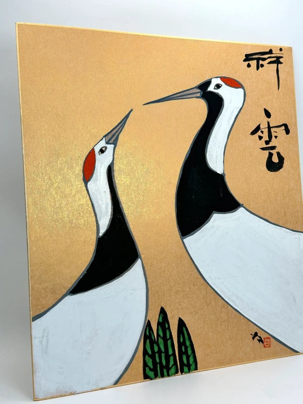 SHP72 - Original Shikishi ︱tanchozuru 丹頂鶴
