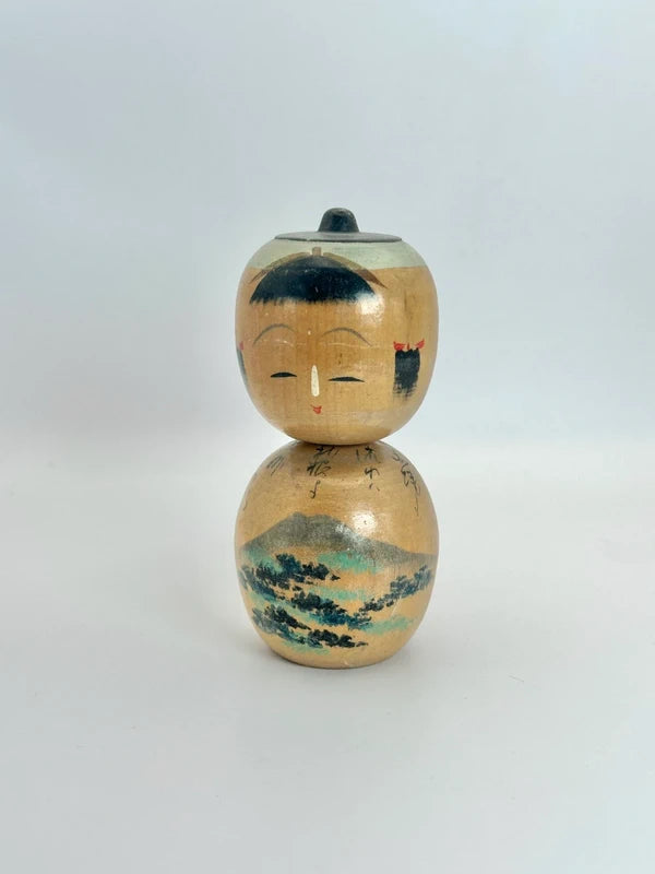 K10121 - Poupée kokeshi Onsen omiyage vintage