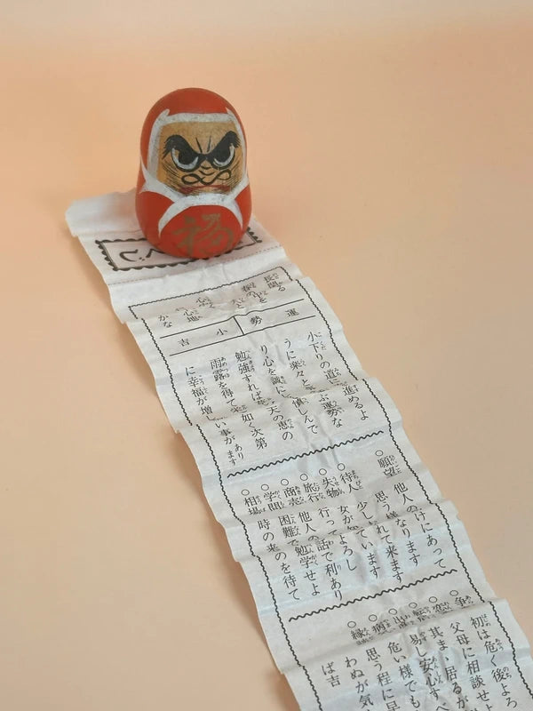 K05027 - Daruma fabriqué à la main ︱Oki Ichinomiya Mizuwakasu Jinja 隠岐一宮