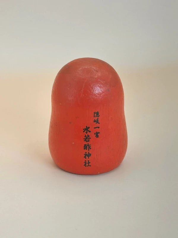 K05027 - Daruma fabriqué à la main ︱Oki Ichinomiya Mizuwakasu Jinja 隠岐一宮