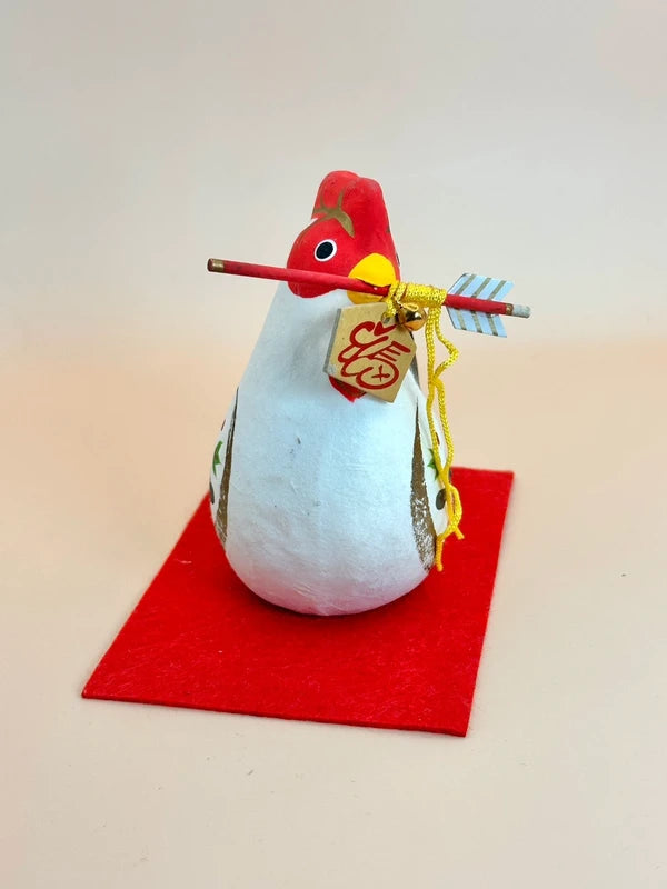 FT142 - Japanese Papier-Mâché Rooster Folk Toy