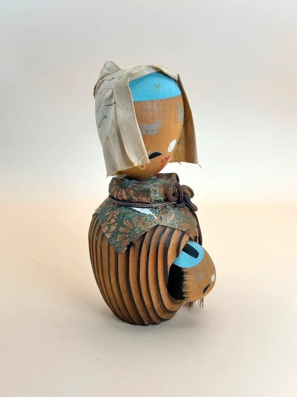 K15074 - Omiyage kokeshi Yaji-san and Kita-san