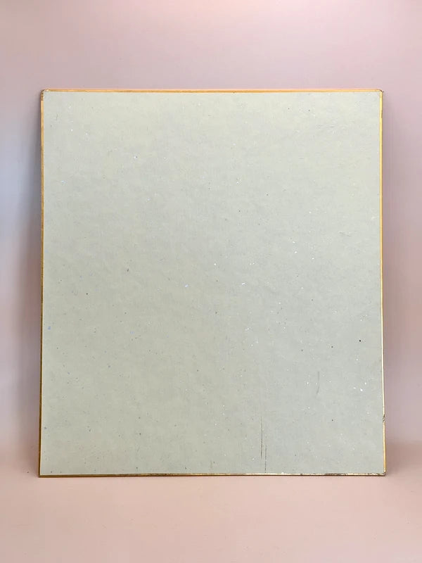 SHP106 - Vintage Japanese Chigiri-e Shikishi card