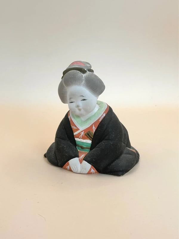 FT151 - Vintage Otafuku ceramic folk craft