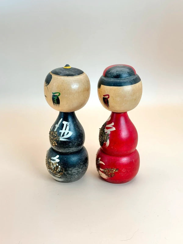 K10144 - Vintage Sosaku kokeshi doll set