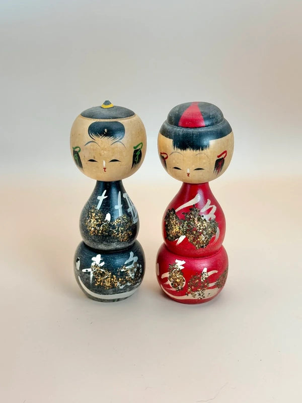 K10144 - Vintage Sosaku kokeshi doll set