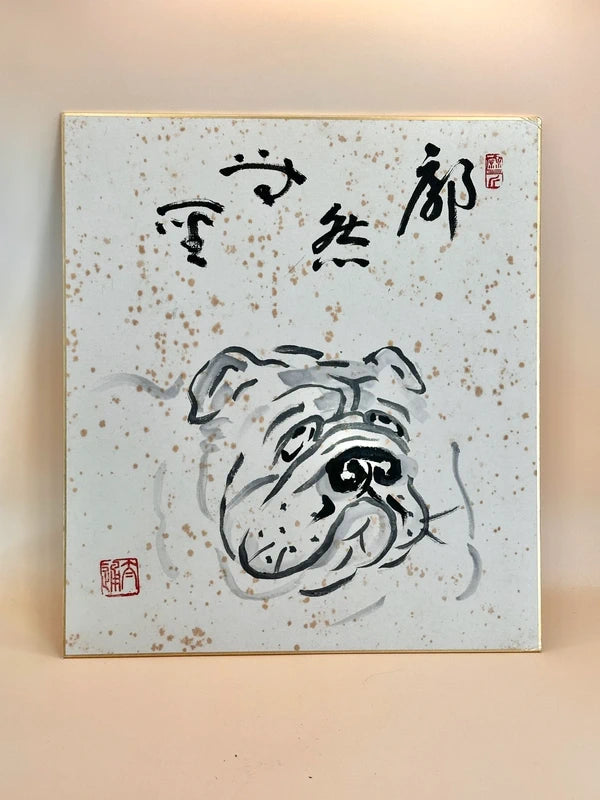 SHP129 - Original shikishi by Taitsū Kōno 河野太通
