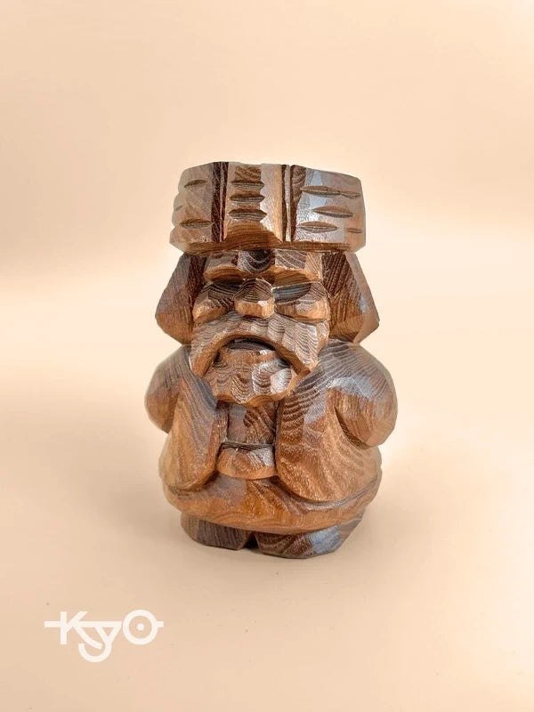 K15081 - Vintage Sosaku Ainu kokeshi ikkibori 一木彫