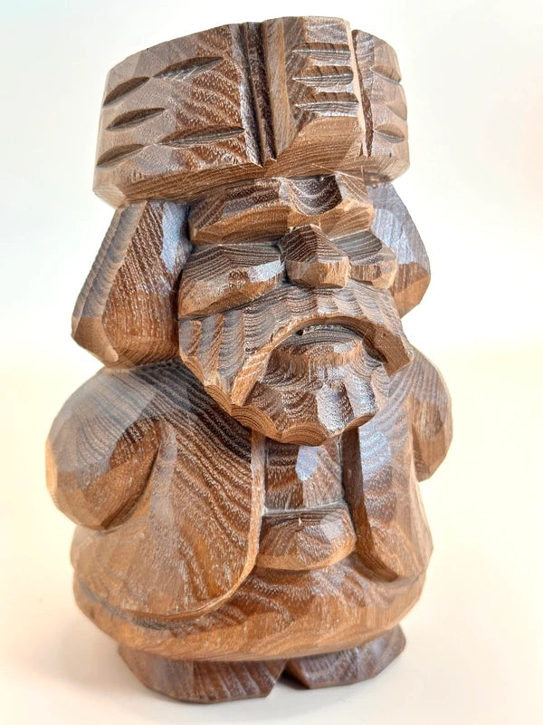K15081 - Vintage Sosaku Ainu kokeshi ikkibori 一木彫