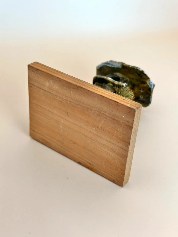 FT174 - Vintage stone omiyage kokeshi Okutama 奥多摩