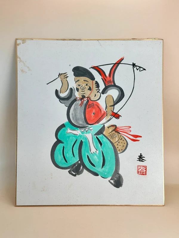 SHP140 - Shikishi artwork card Ebisu 惠比壽
