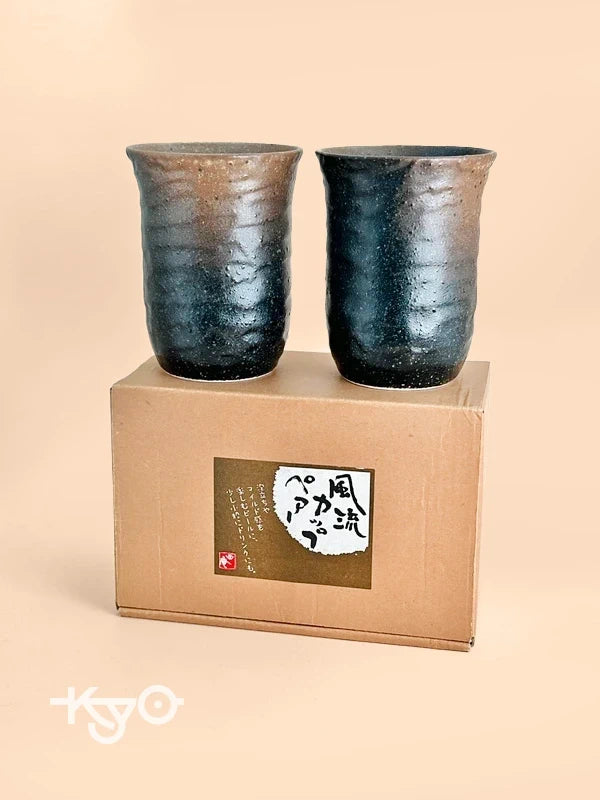 TB18 - Mino-yaki Japanese Tea Cups Seian Kiln 西庵窯