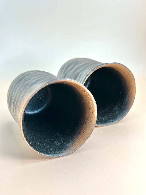 TB18 - Mino-yaki Japanese Tea Cups Seian Kiln 西庵窯