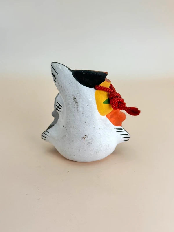CB059 - RARE Ōtsu-e Dorei clay bell of Hyōtan Namazu