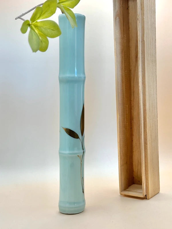 TB21 - Arita-yaki bamboo flower vase 有田燒