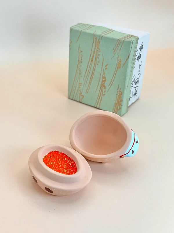 TB22 - Ceramic Zodiac Boar Pig Incense Box