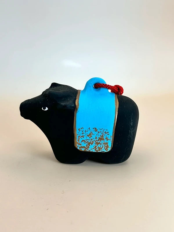 CB069 - Clay bell ornament Dorei Cow