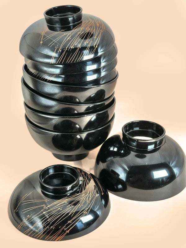 TB26 - Japanese Lacquerware Bowl Set