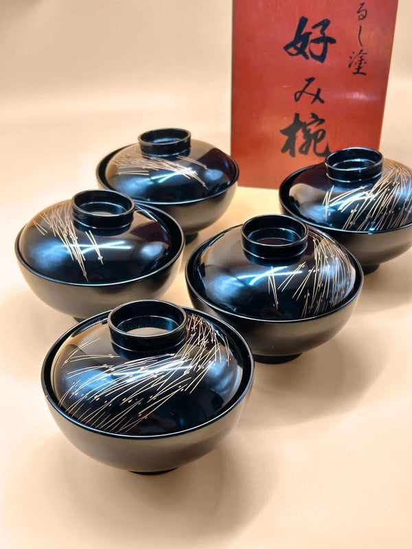 TB26 - Japanese Lacquerware Bowl Set