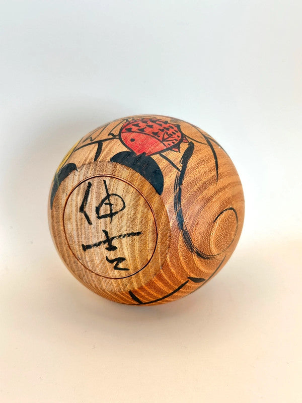 K10131 - Sōsaku Kokeshi Ebisu by Shinkichi Matsutani 松谷伸吉