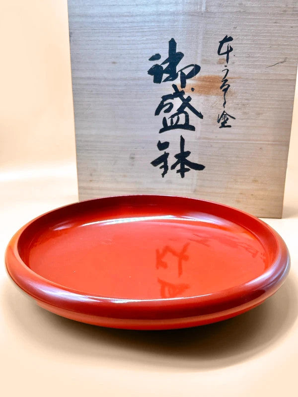 TB28 - Aizu-nuri lacquerware – Serving Bowl 会津塗御盛鉢