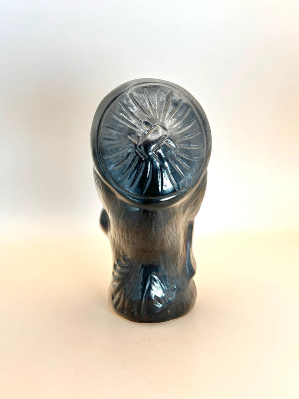 K15071 - Vintage Shigaraki-yaki tanuki 信楽焼狸像