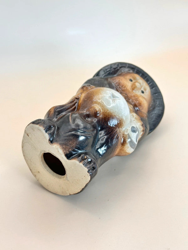 K15071 - Vintage Shigaraki-yaki tanuki 信楽焼狸像