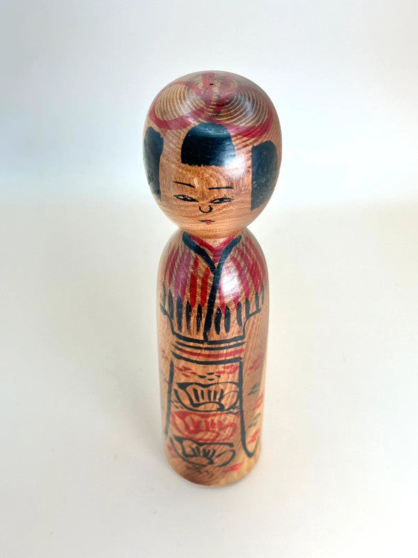 K20082 - Traditional Kijiyama kokeshi by Kyutaro Ogura 小椋久太郎