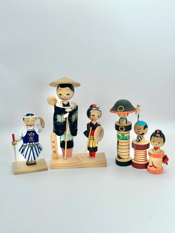 FT44 - Omiyage vintage Japanese kokeshi doll