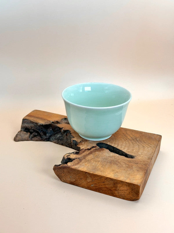TB08 - Service à thé avec base en bois Wabi-Sabi