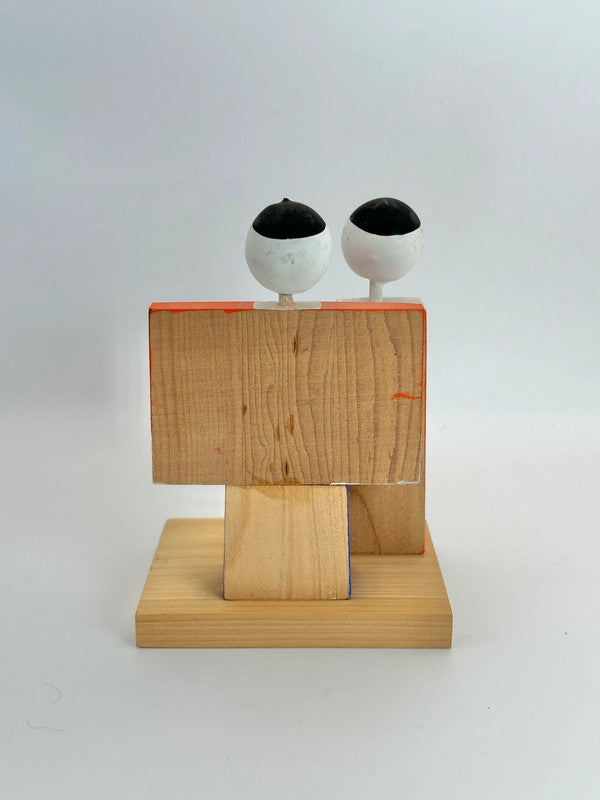 Poupée japonaise Hina en bois vintage