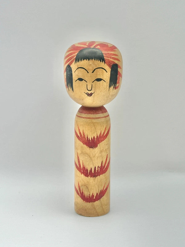 Kokeshi traditionnel Hijiori par Okuyama Koji