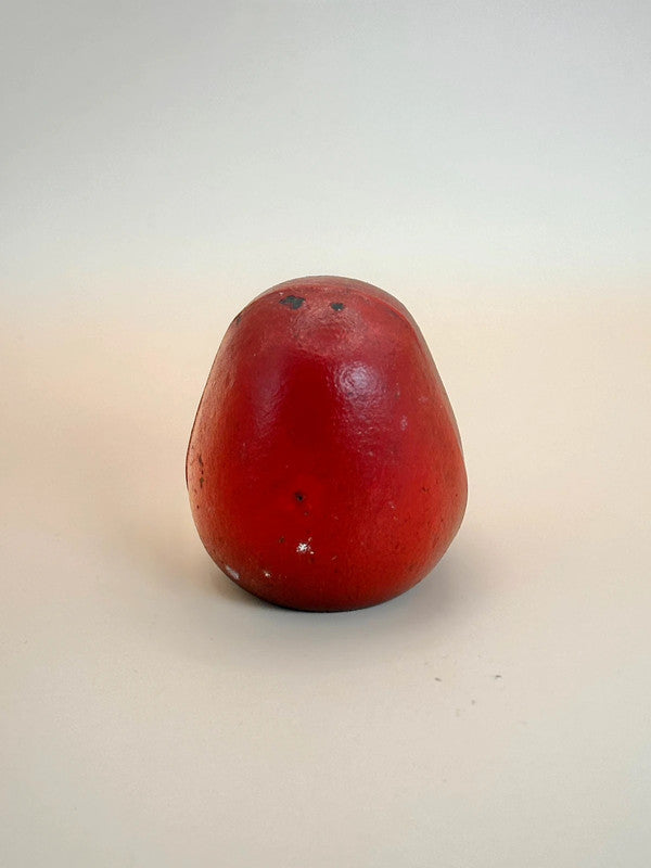 Figurine Daruma japonaise vintage en métal