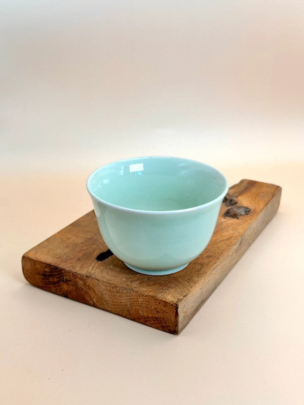 TB08 - Service à thé avec base en bois Wabi-Sabi