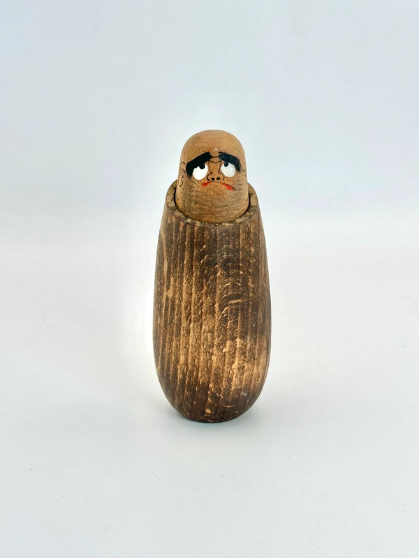 Daruma kokeshi vintage Nasu