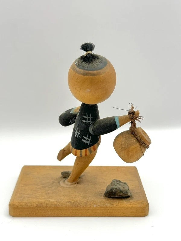 K10032 - Japan Vintage kokeshi doll fisherman