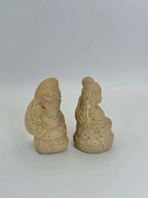 Vintage Japanese clay folk toy