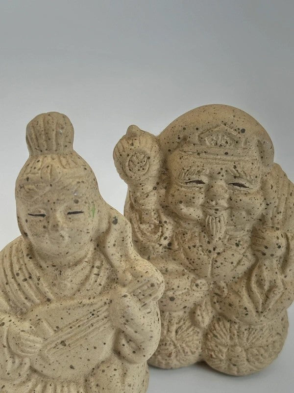 Vintage Japanese clay folk toy