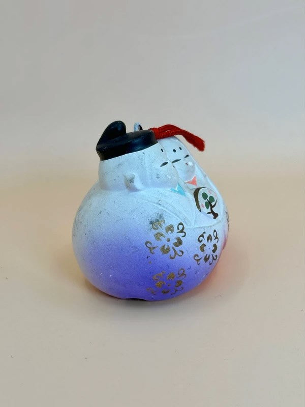 CB012 - Japanese clay bell ornament Dorei Hina Ningyo 雛人形