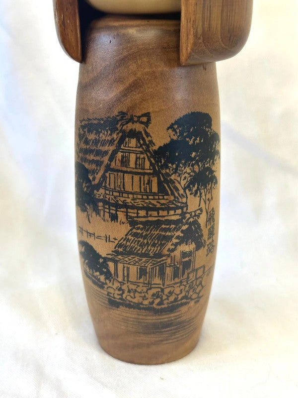 Poupée japonaise Usaburo Kokeshi vintage