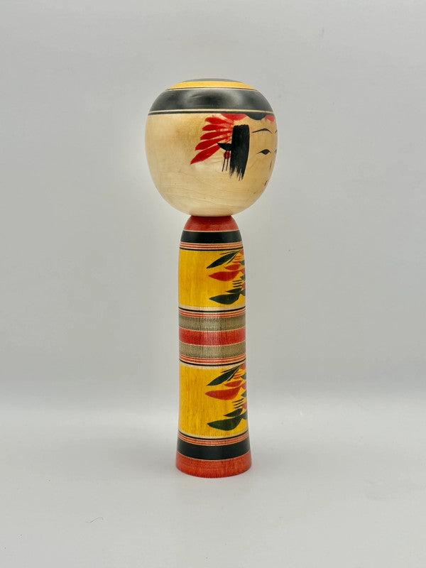 Kokeshi Yajiro traditionnel par Minao Sato