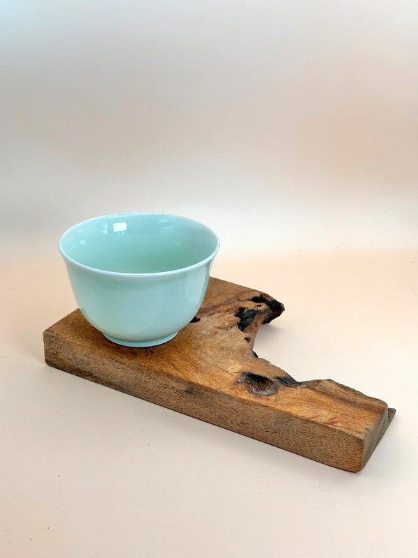 TB08 - Service à thé avec base en bois Wabi-Sabi