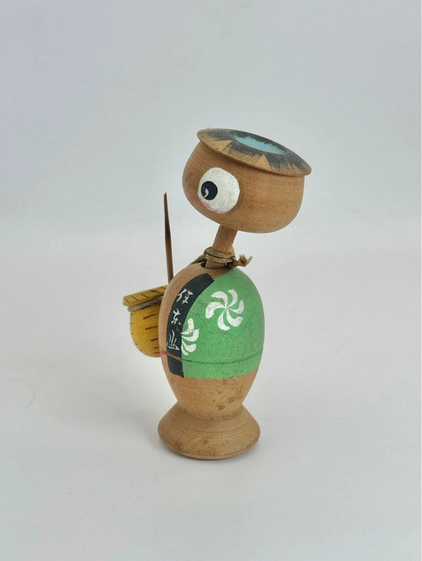 Jouet folklorique japonais vintage – Poupée de pêche Kappa