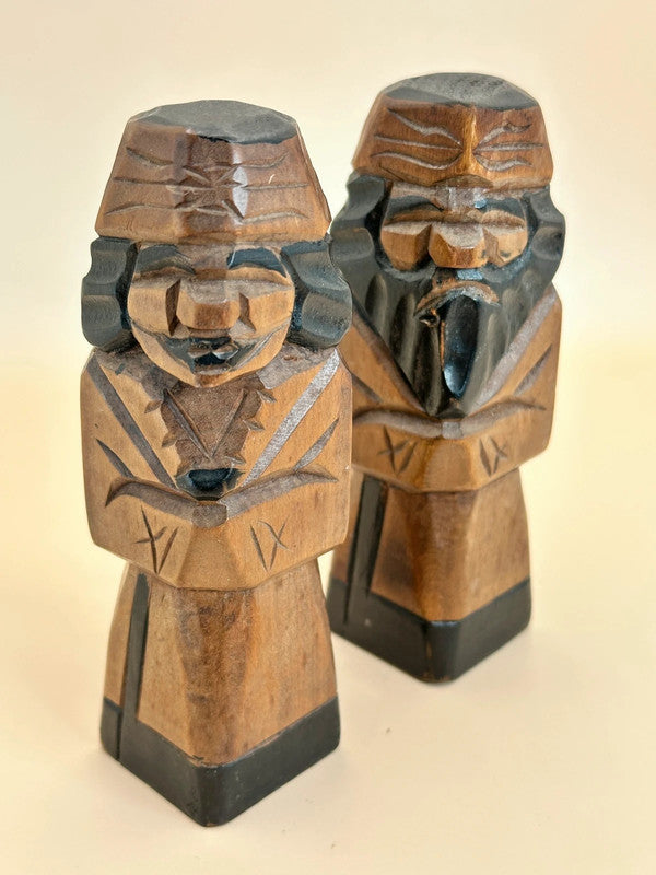 K10143 - Paire de poupées Sosaku – Ensemble couple Aïnou
