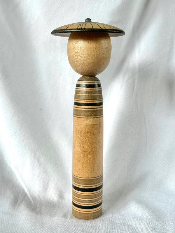 Poupée kokeshi japonaise vintage par Chujiro Kobayashi