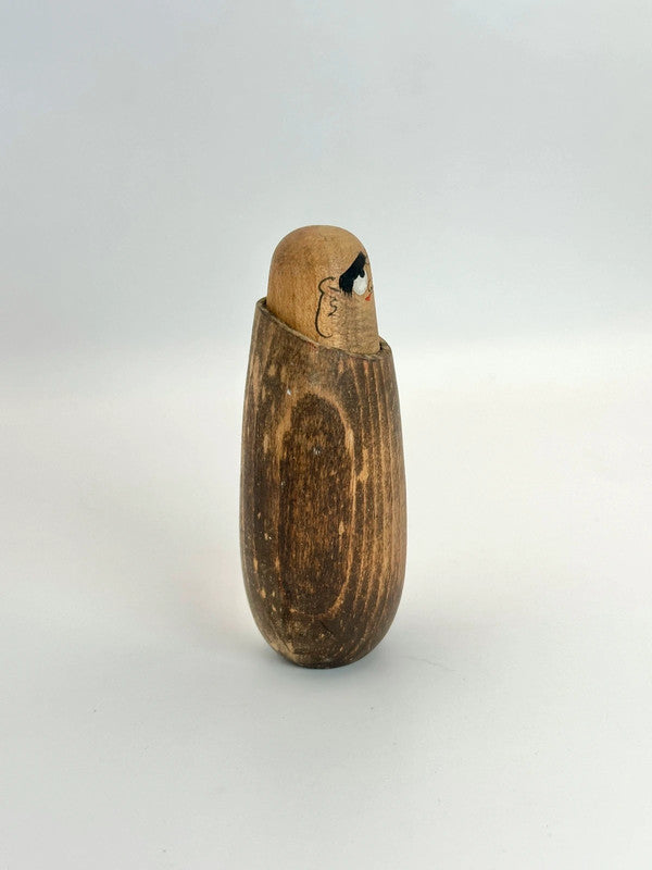 Daruma kokeshi vintage Nasu